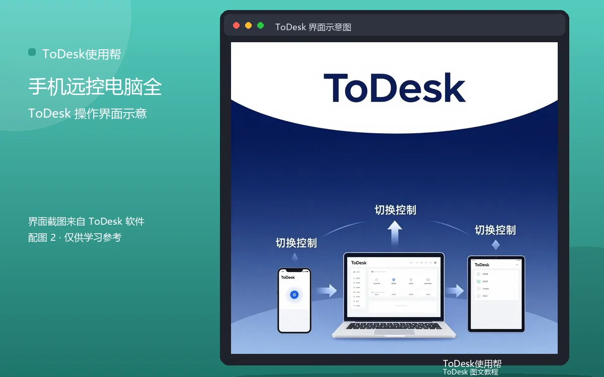 手机远控电脑全界面示意图(配图2)