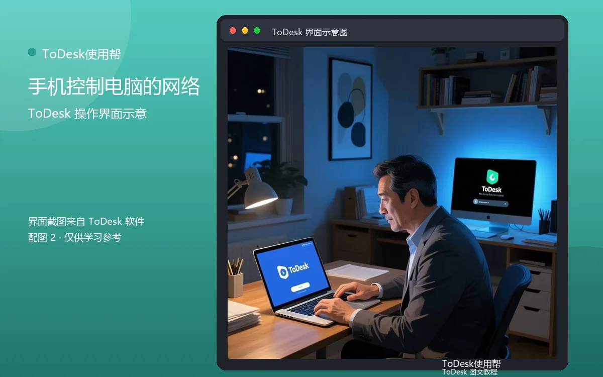 手机控制电脑的网络界面示意图(配图2)