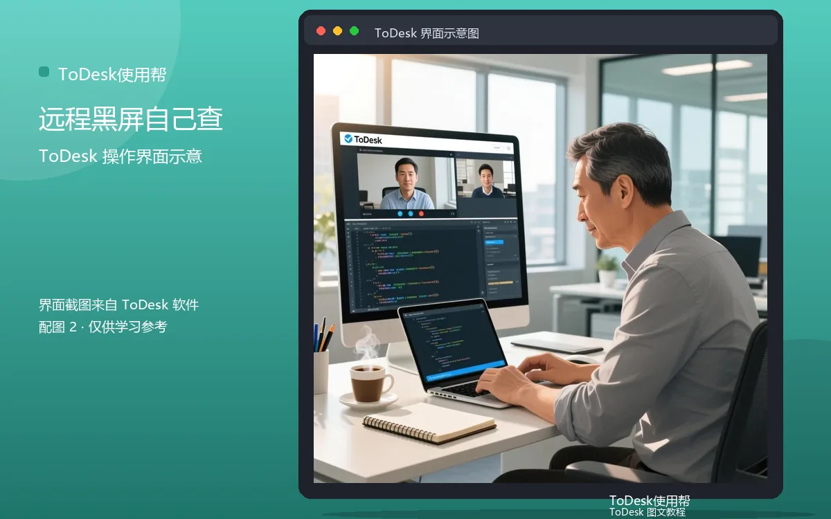 远程黑屏自己查界面示意图(配图2)