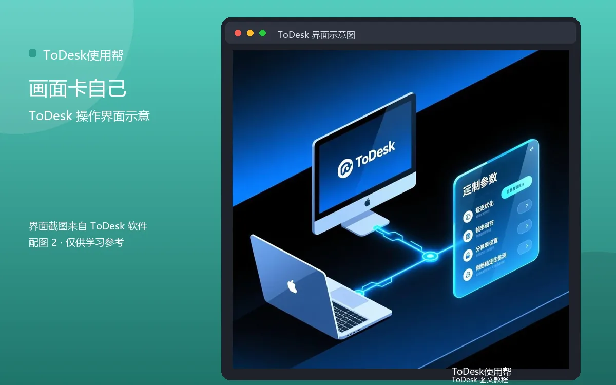画面卡自己界面示意图（配图2）