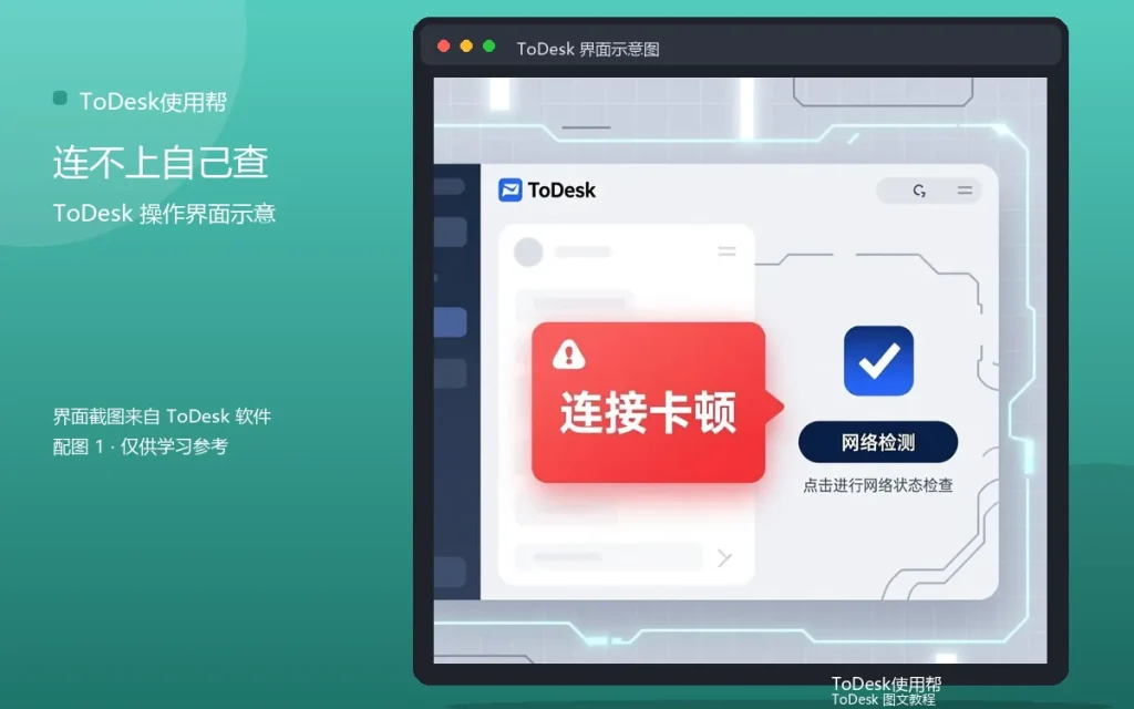 ToDesk连接失败自助:连不上自己查配图