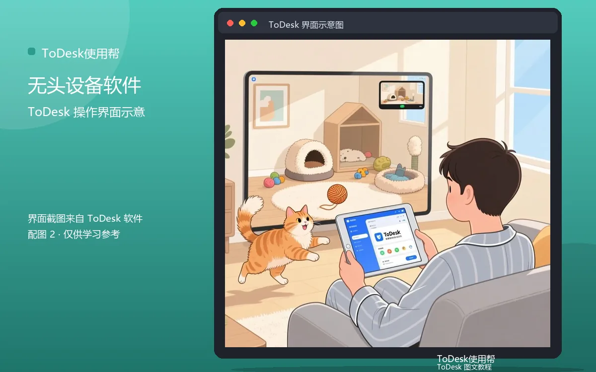 无头设备软件界面示意图(配图2)