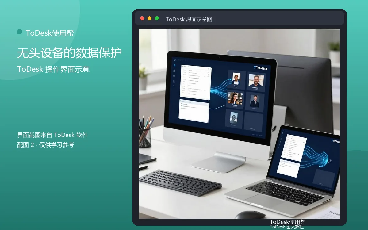 无头设备的数据保护界面示意图（配图2）