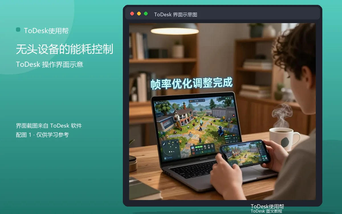 无头设备的能耗控制界面示意图(配图1)