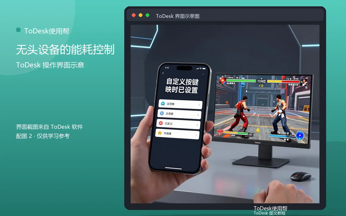 无头设备的能耗控制界面示意图(配图2)