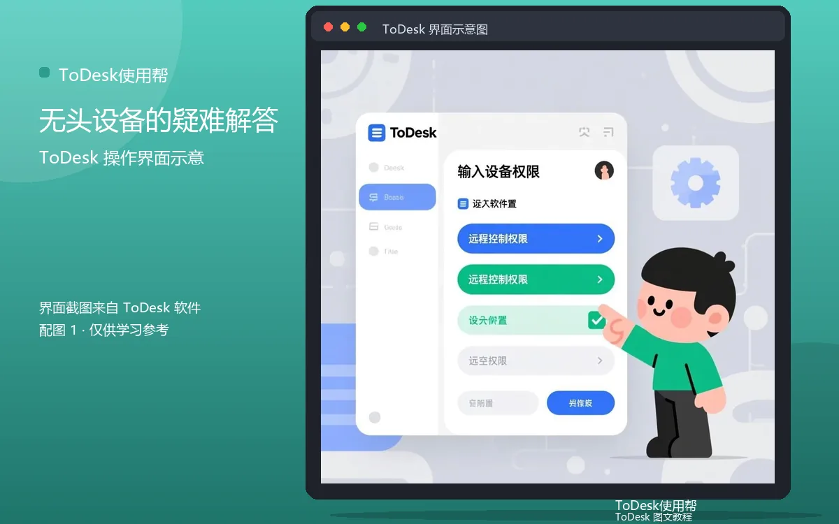 无头设备的疑难解答界面示意图(配图1)
