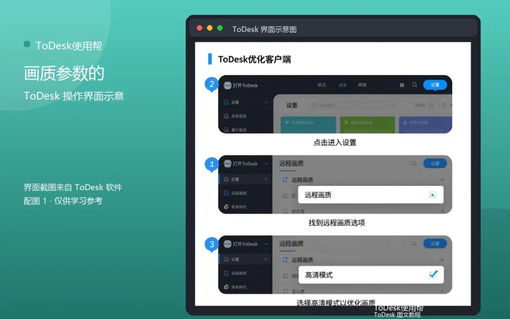 远程卡顿的画质原因:画质参数的优化配图