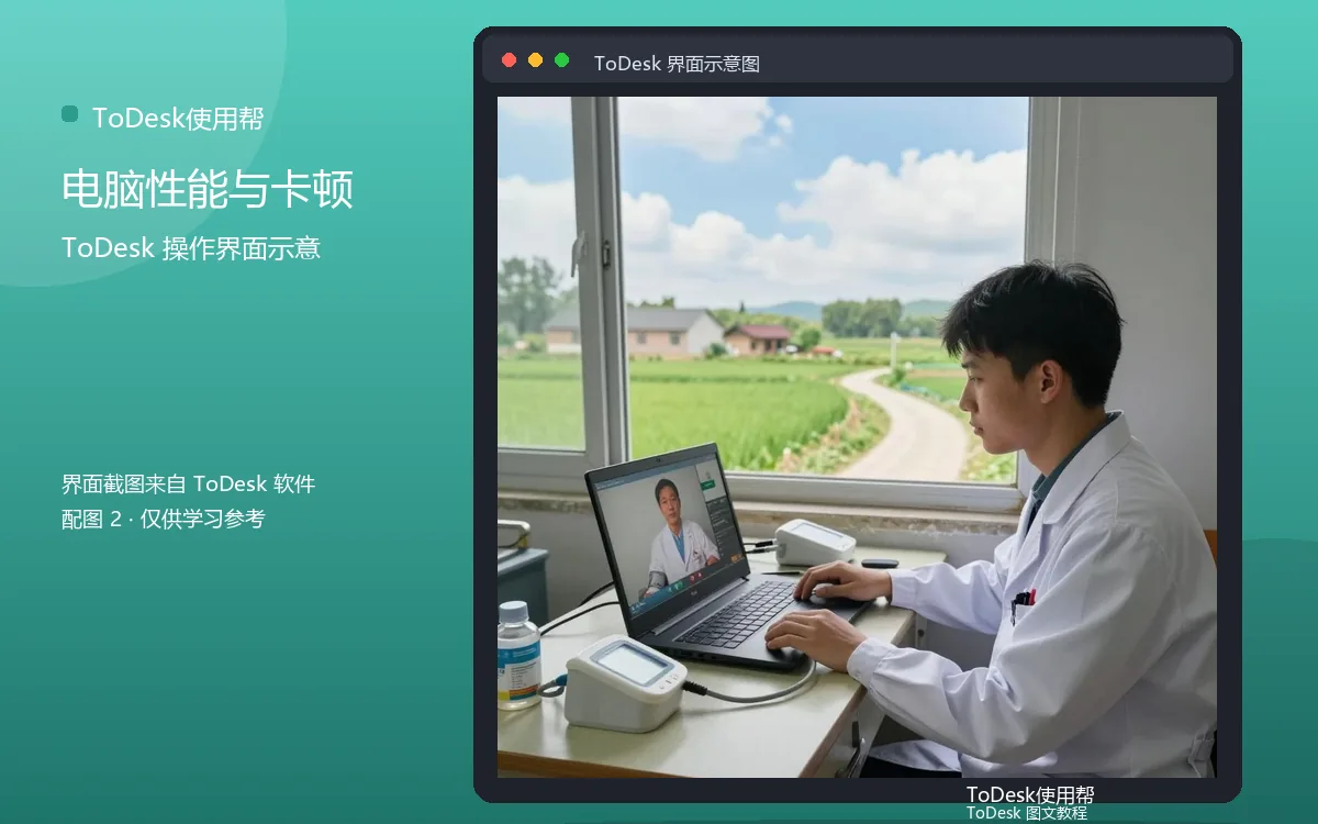 电脑性能与卡顿界面示意图(配图2)